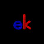 Creative close-up of blue and red alphabet letters on a black background.